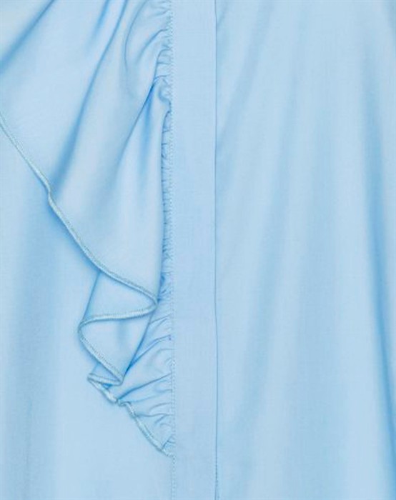 Drew Skjorte - Sky Blue Cotton